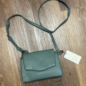 a new day Elegant Sage Crossbody Bag